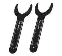 PRETYZOOM Planche Photographique Intra-orale Noire 2pcs en Magnalium pour Contraste Dentaire, Réduit la Fréquence de Remplacement, pour Photographie Orthodontique et Documentation Médicale