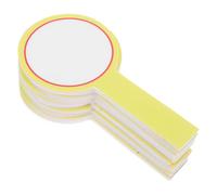 PRETYZOOM Planches à Bras en Plastique Jaunes Réutilisables Lot de 10 avec Fonction Effaçable à Sec pour Enseignants et Élèves en Classe