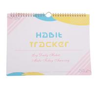 PRETYZOOM Planificateur à Spirale sans Date pour Suivi Habitudes Mensuelles Journal de Motivation et Tracker de Progrès Quotidien Carnet pour Organisation et Auto-discipline