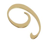 PRETYZOOM Plaque Numéro de Maison en Cuivre Or Texture Forte, Chiffre Décoratif pour Bureaux et Maisons, Numéro D'adresse Moderne et Résistant