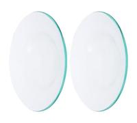 PRETYZOOM Plaques Chauffe-Fragrance pour Cire Aromathérapie 2 Pièces Verre Borosilicate Résistant Réutilisables Anti-Fuite pour Huiles Essentielles Chauffe-Parfum Double 3.94 X 3.94 X 0.79