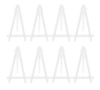 PRETYZOOM Plastique Blanc Petit Chevalet de Table 10 Pièces