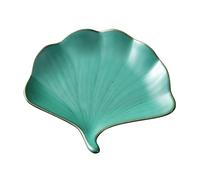 PRETYZOOM Plateau de Service Forme Ginkgo Assiette pour Fruits et Snacks Plateau de Rangement pour Fruits et Collations Design Compact et Facile à Nettoyer