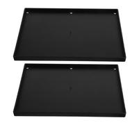 PRETYZOOM Plateau de Support de Projecteur, Plateau Trépied pour Tablette, 2pcs, Plastique Noir, Interface 1/4, pour Appareils Vidéo, Studio et Bureau
