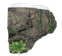 PRETYZOOM Plateforme de Repos et Tortues en Résine Réaliste Simulation de Basking, Décor D'aquarium pour Grenouilles Tortues d'eau