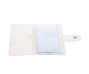PRETYZOOM Pochette à Cartes Porte-Cartes Multifonction Style Étoilé en PU à Pression Multi-Compartiments Légère Protège Les Cartes du Sec L'humidité et Étudiants et Agents Publics