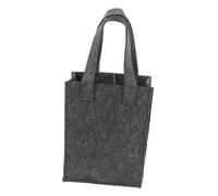 PRETYZOOM Pochette à Vin en Feutre Épaissi 2 Bouteilles 24x18x8,5 Cm, Paquet de Rangement Portable Résistant, Rangement Organisé pour Fêtes et Transport Facile