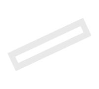 PRETYZOOM Pochoir De Lignes De Stationnement Modèle De Marquage Routier Droit Réutilisable Pliable en Silicone Blanc pour Peinture De Route Et Parkings