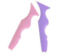 PRETYZOOM Pochoir Eyeliner Silicone 2pcs Outil Maquillage Auxiliaire en Silicone Surface Lisse pour Créer un Joli Trait D'œil Maquillage des Yeux