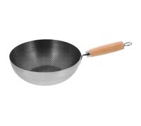 PRETYZOOM Poêle à Frire En Nid D'abeille Casserole De Petit Déjeuner Poêles à Frire Plateaux à Omelettes Pot Chauffe-beurre Poêle à Paella Poêle En Nid D'abeille Wok Ménager Acier Inoxydable
