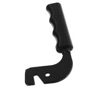 PRETYZOOM Poignée de Porte pour Chaudière Résidentielle Résistante Chaleur Poignée de Rechange pour Poêle à Bois et Foyer Installation Facile avec Prise Antidérapante Ergonomique Compatible