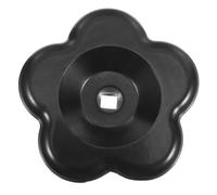 PRETYZOOM Poignée De Vanne En Bakélite Avec Tige Carrée Noire Volant De Remplacement Pour Robinet Extérieur Accessoire De Réparation Ergonomique Pour Usage Domestique Et Industriel