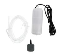 PRETYZOOM Pompe à Oxygène USB Légère pour Aquarium Chargement USB en Plastique, Pompe à Air D'aération Portable pour Réservoir de Poissons et Plantes Aquatiques