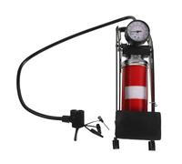 PRETYZOOM Pompe à Pied Gonflage Haute Pression Manomètre en Métal Noir Pratique et Solide pour Pneus de Vélo et Bateau Pneumatique
