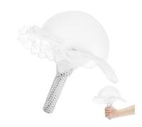 PRETYZOOM Porte-Bouquet De Mariée Poignée pour Bouquet De Mariage Support pour Fleurs avec Insertion De Mousse Base Compacte 9.06X9.06X8.27In pour Boutique De Fleurs DIY Et Cérémonie