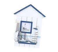 PRETYZOOM Porte-clés pour Mur Porte-clés Nautique Porte-clés Mural Petit Porte-clés Vintage Serrure de Porte française Secret Sauter magnétique étagère Room Decor décoration de Lieu en Bois
