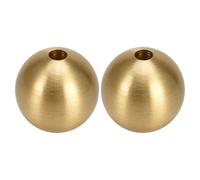 PRETYZOOM Porte-Parfum en Laiton 2 Pièces, Support Sphérique Rond Minimaliste en Métal, Petit Brûleur de Parfum Décoratif pour Maison, Bureau, Spa et Salle de Yoga