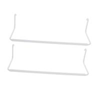 PRETYZOOM Porte-Serviettes à Panneaux Perforés Extensible en Métal Inoxydable, Lot De 2, Compatible Panneau Perforé Standard, Rangement La Cuisine Et Salle De Bain, Support Porte-Rouleaux Polyvalent