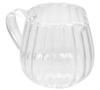 PRETYZOOM Pot À Lait En Verre 100 Ml Avec Bec Verseur Mini Pichet Crémier Transparent Pour Café Cuisine Bar Restaurant Service De Crème Sauce