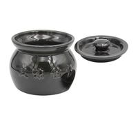 PRETYZOOM Pot en Céramique 400ml pour Soupe et Ragoût, Matériau Solide, Prise en Main Confortable, pour Restaurants et Cantines