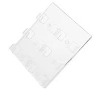 PRETYZOOM Présentoir à Cartes de Visite Multi-couches Design Rectangulaire en Verre Organique Transparent Grosse Capacité Mural pour Bureau et Espace de Travail