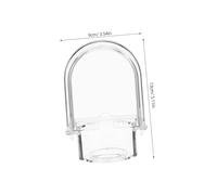 PRETYZOOM Pressure Gauge Protector With Transparent Window Square Impact Cover For Outdoor Industrial Use Dustproof And Tank And Air Pressure Gauge Shield
