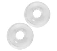 PRETYZOOM Protection de Moyeu de Vélo Protège Volant Moteur 2pcs en Plastique pour Rayons de Vélo Arrière pour Sandales Femme été Lors Pratique