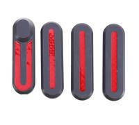 PRETYZOOM Protections pour Roues de Trottinette Électrique Pro Caches Moyeu Étanches avec Autocollants Accessoires Durables et Légers pour Protection des Roues et Arrière