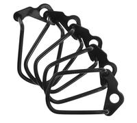 PRETYZOOM Protège-dérailleur de Chaîne Vélo Arrière 5 Pièces Noir