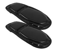 PRETYZOOM Protège-Pieds de Boxe Noir Respirant et Ajustable Paire pour Entraînement MMA Taekwondo Karaté et Kickboxing - Protection Confortable et Solide pour Combat D’Arts Martiaux