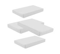 PRETYZOOM Recharge De Mouchoirs en Papier pour Voiture 4 Sachets 50 Feuilles Pâte De Bois Compatible Pare-Soleil Usage Automobile, Maison Et Bureau, Papier Doux Pratique