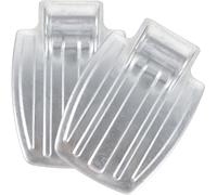 PRETYZOOM Repose-pieds Facile à Utiliser Robuste en Métal Argenté Supporte le Poids de L'utilisateur, Accessoire pour Mobilité Quotidienne pour Fauteuil Roulant