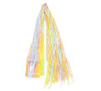 PRETYZOOM Rideau À Franges Toile De Fond Serpentin De Pluie Couleur Macaron pour Décorations De Fête Danniversaire Et De Mariage