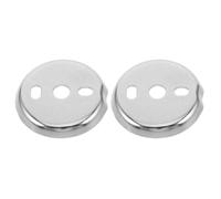 PRETYZOOM Rondelles de Fixation et Compatibilité Polyvalente pour Salle de Bain Moderne en Acier Inoxydable Argenté Kit de 2 Pièces Installation Rapide pour Porte-serviettes