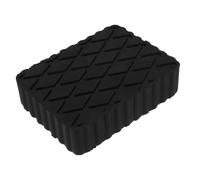 PRETYZOOM Rondelles de Levage en Caoutchouc Support de Cric Patin de Cric de Plancher Noir Anti-vibration Anti-usure Surface Antidérapante pour Véhicule et Chandelle, Entretien Automobile
