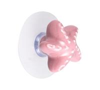 PRETYZOOM Rose Poignée Traction de Mer Céramique Étoile de pour Placard | Base Solide, Peut Servir de Crochet, Usage Maison et Dortoir, pour Meuble la Cuisine et Tiroir