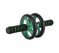 PRETYZOOM Roue Abdominale Double Roue Verte Matériel Fitness Portable avec Poignées Antidérapantes Appareil Exercice pour Renforcement Abdominal et Perte de Poids Stabilité et Confort pour