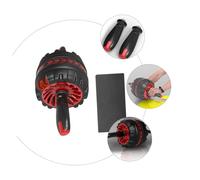 PRETYZOOM Roue Abdominale Silencieuse avec Tapis Équipement Fitness pour Entraînement à Domicile Roue de Musculation Abdominale Portable pour Brûler les Graisses et Sculpter le Corps