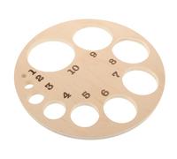 PRETYZOOM Roue de Dilatation Cervicale en Bois Modèle Pédagogique Creux sans Inscription Outil Éducatif pour Cours de Préparation à L'Accouchement Conseil des Dilatations Cervicales