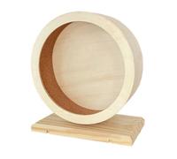 PRETYZOOM Roue Silencieuse en Bois pour Hamster et Écureuil, Conception Visible et Silencieuse, Sport des Petits Animaux de Compagnie