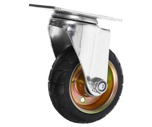 PRETYZOOM Roulette de Chariot Pivotante Freinée, Roue de Rechange | Installation Simple, Usage Intérieur ou Extérieur, Capacité Portante, pour Trolley, Panier, Bac