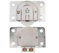 PRETYZOOM Roulette pour Porte de Cabinet Alliage Robuste avec Roulement Silencieux Poulie Coulissante pour Porte de Placard et Armoire Accessoire de Remplacement