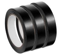 PRETYZOOM Ruban Adhésif D'étanchéité Ultra Résistant 3 Rouleaux 20m pour Réparation Rapide de Fuite Piscine et Réparation Tente en Tissu Noir