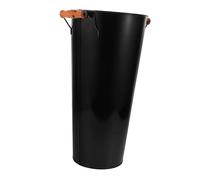 PRETYZOOM Seau de Rangement Bois de Chauffage Métallique avec Poignée Panier Bois pour Cheminée et Charbon Conteneur Intérieur et Charbon de Campagne