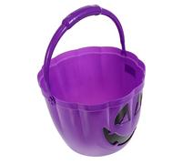PRETYZOOM Seau Halloween Portable Citrouille Lumineuse avec Poignée Capacité Suffisante pour Garçon Fille Décoration Festive et Collecte de Friandises