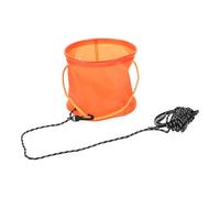 PRETYZOOM Seau Pliable Eva pour Pêche avec Filet et Poignée en Corde, Seau Léger et Compact pour Eau et Appâts en Extérieur, pour Amateurs de Pêche