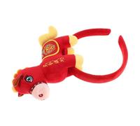 PRETYZOOM Serrage-tête Cheval Nouvel An Chinois Léger et Confortable, Bandeau à Caractères Chinois pour Cheveux, Accessoire Photo Fête, Décoration Festive Année du Cheval, Présent Fin