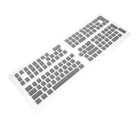 PRETYZOOM Set de 129 Touches Pbt pour Clavier Mécanique 61-108 Touches, Installation Facile, Design Semi-Transparent pour Passionnés de Clavier Gaming