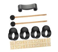 PRETYZOOM Set de Accessoires pour Tambour à Langue Médiators et Maillets pour Percussion Protège-doigts pour Instrument Musical Complet pour Tambours Acier