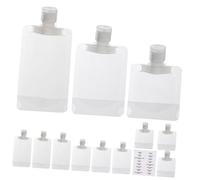PRETYZOOM Set de Flacons de Toilette pour Voyager 30ml 50ml 100ml en Pel Souple Étanche pour Shampoing et Lotion Design Portable Pratique